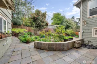 Private backyard