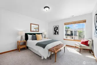 Second bedroom on the upper level.
