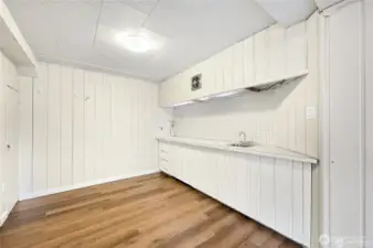 basement kitchen
