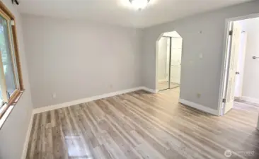 The Primary bedroom with ensuite full bath