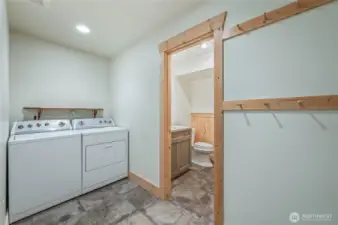 Laundry downstairs