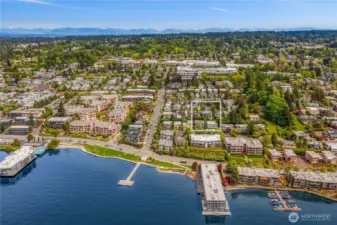 Steps from the Newly Renovated David Brink Waterfront Park and a short stroll to The Center of Downtown Kirkland