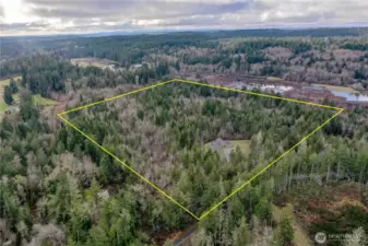 This property comes with 2 12.82 acre parcels. Perfect for a multi-generational experience. There are 2 building sites on the second parcel.