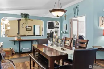 Dining Area into Family Room