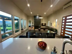 Kitchen , Dining Room and Living Room