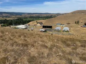 View from the back of the 5.3 acres