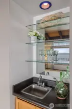 Wet Bar in Living Room