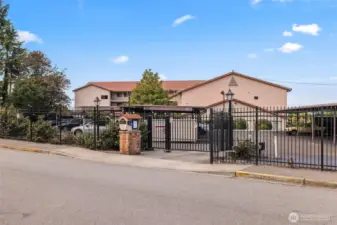 gated entrance