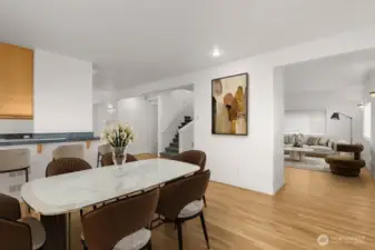 Spacious Dinin-Living integration