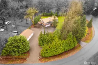 Buyer to verify official lot line of this 2/3 acre property