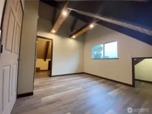 Loft primary w storage on either side