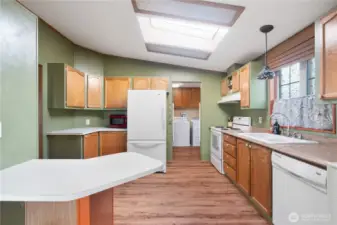 Kitchen w/ a little sitting area
