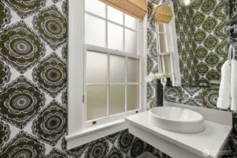 Main Powder with stylish wallpaper