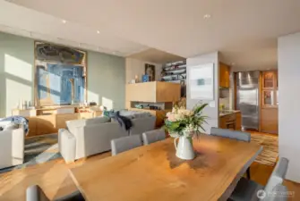 Elegance and simplicity of the interior design is highlighted by exceptional woodwork and custom metal fabrication.