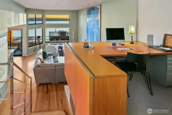 Wired for modern computer use with empty conduit for future needs to the main AV hub.