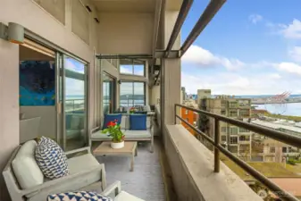 Relaxing view deck to take in all the sights.