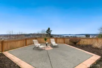 The viewing patio is a perfect place to watch sunsets, fireworks or simply enjoy the views.