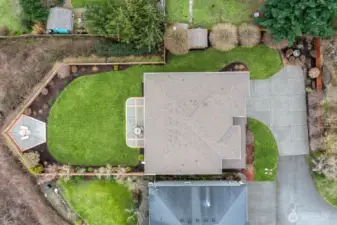 This property has been well maintained and offers great garden beds + a storage shed with power. Brand new roof!