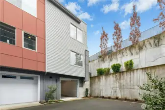 Exterior back of unit