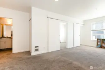 Fresh paint and extra storage