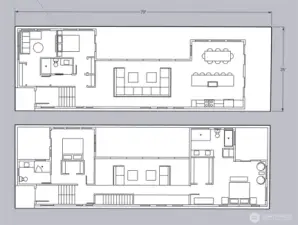 Initial floorplan design. There is time to make changes should you want to!