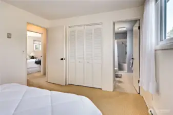 En suite bathroom