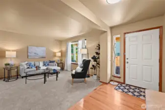 Entry & Living Room