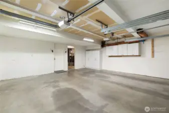 Large storage room off the garage