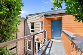 Entry to unit from NW 58th St