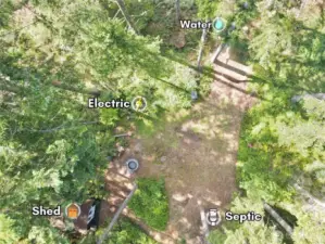 approximate location of the improvements.