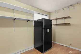 Inside garage room.