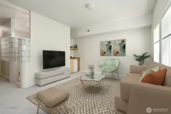 Additional Sitting Area on Lower Level