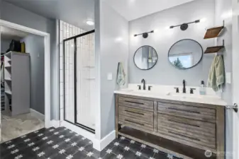 Primary suite bathroom with private retreat feel.