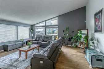 Spacious living room.