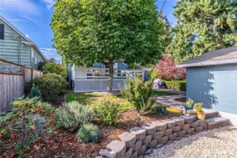 Lovely landscaped areas.