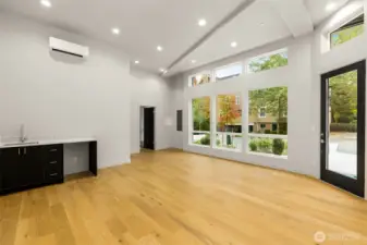 Wall of windows & corner door makes this an unbeatable storefront opportunity