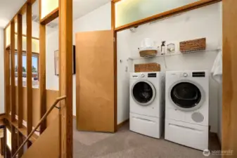 Laundry is on the second floor