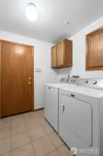 Laundry room, Maytag Washer and Dryer stay