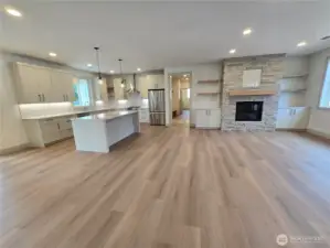 Open Layout with room to entertain