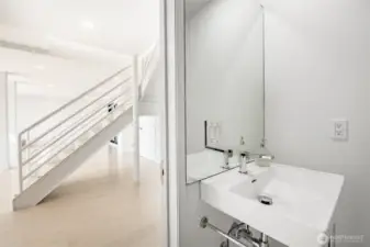 Full bath off the main living area