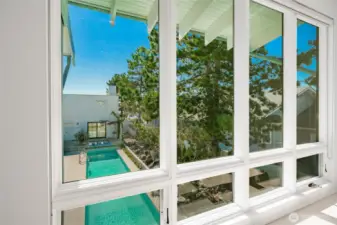 View from guest bedroom