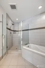 Spa-like Shower and Soaking Tub