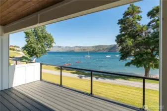 Beautiful deck view