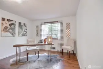 2nd bedroom staged as an office...