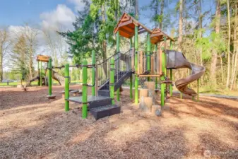 children's play area with toys...