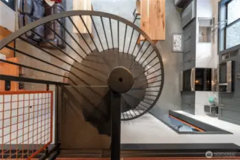 Custom Spiral staircase to loft