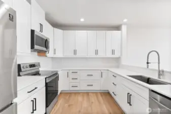 Fully remodeled kitchen