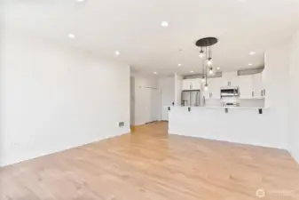 New engineered hardwood floors throughout