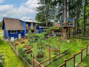 With an epic backyard, this home abuts the Whatcom Falls Park trail system with easy access to Lake Whatcom and Galbraith!