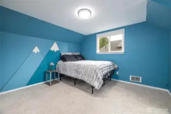 A second upstairs bedroom.